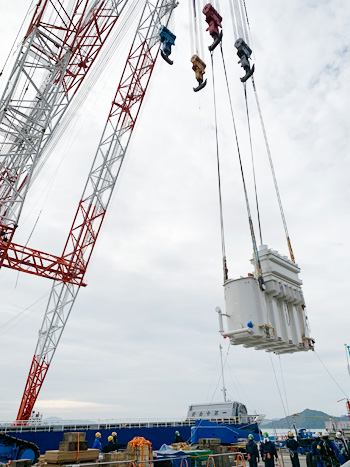 重量物設置据付工事